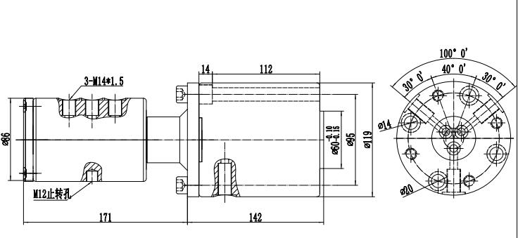 HK800顆粒機(jī)旋轉(zhuǎn)接頭參數(shù)